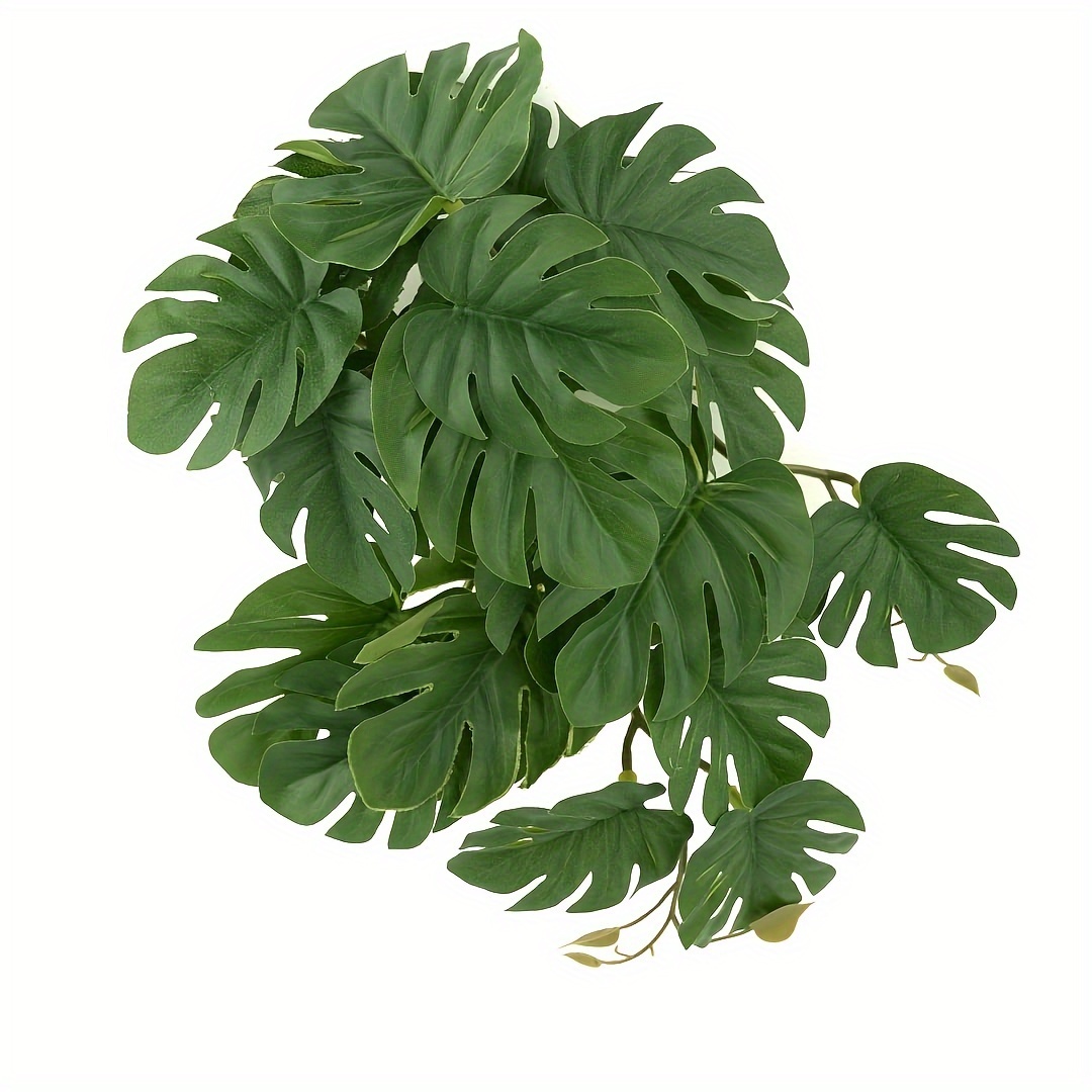 Monstera Adansonii - Plantes pour terrarium, plantes suspendues artificielles,