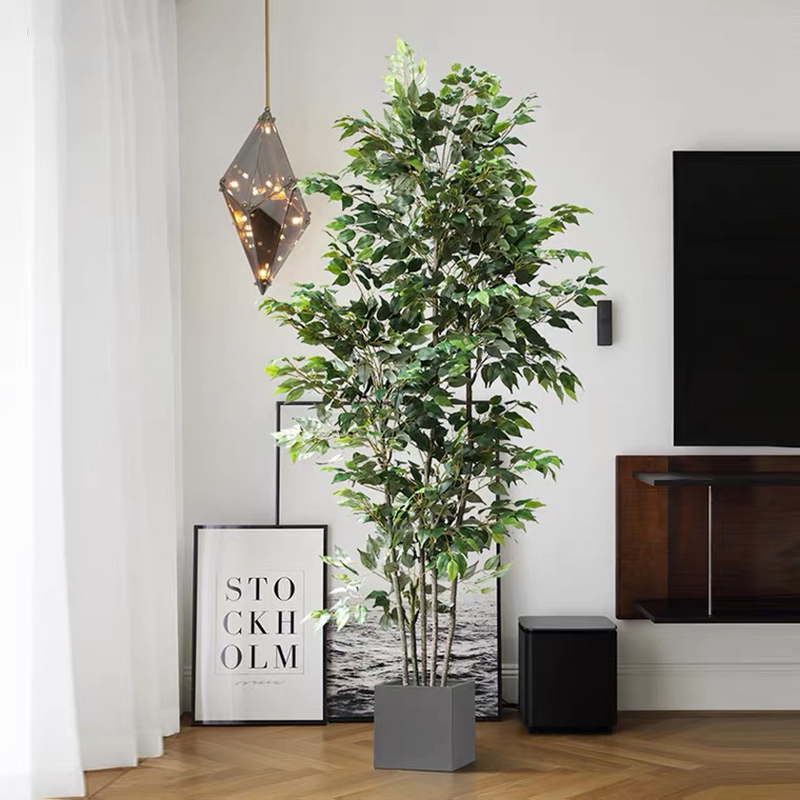 Ficus Lyrata Tree - Arbre de Ficus Artificiel 70 cm