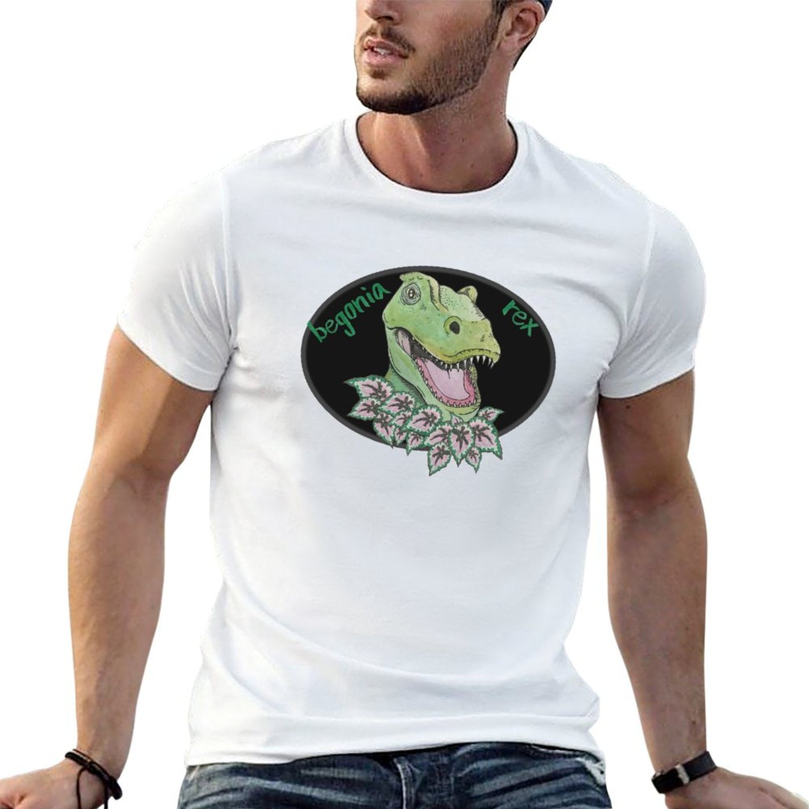 Begonia Rex - T-shirt T rex begonia, t-shirt basique