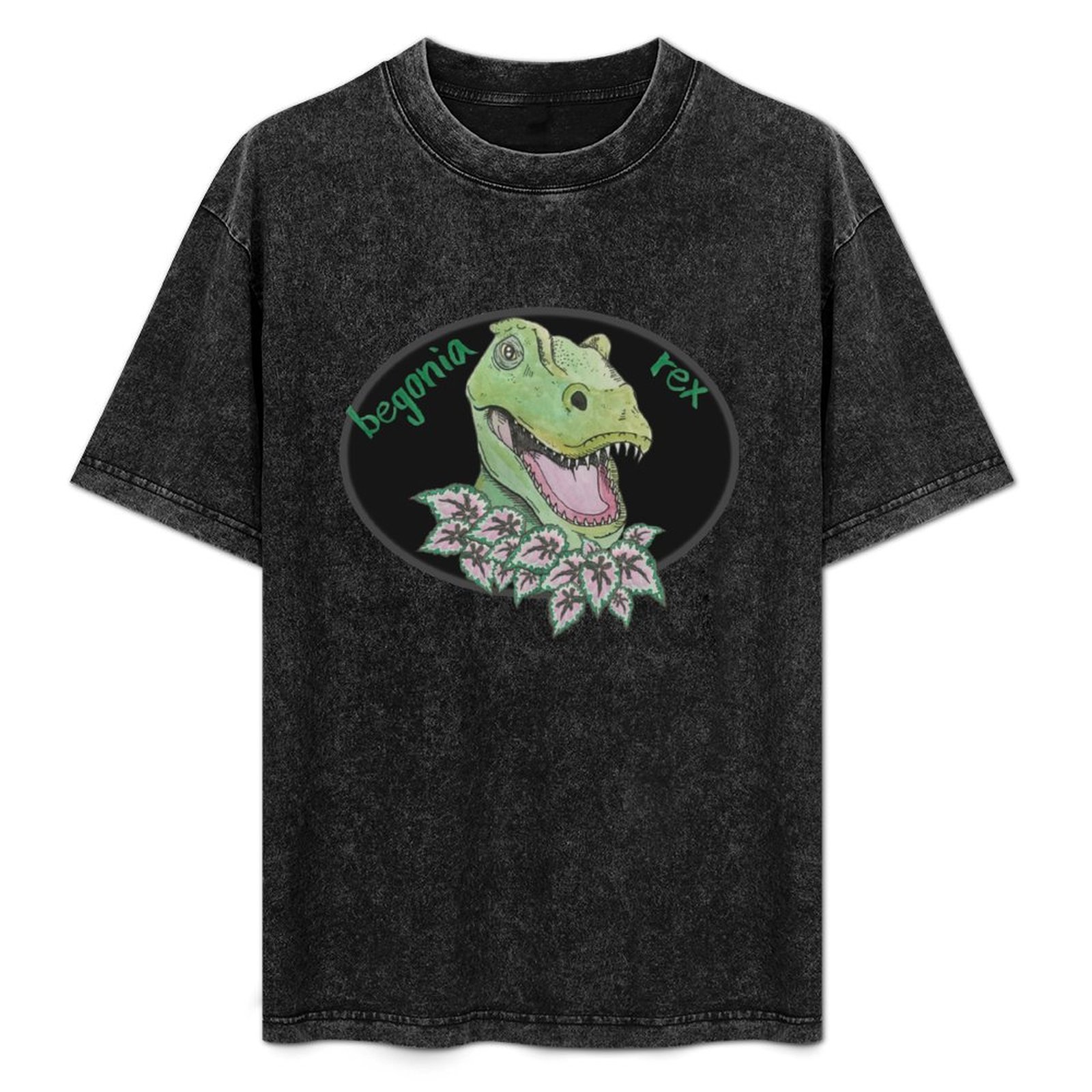 Begonia Rex - T-shirt T rex begonia, coupe ample,