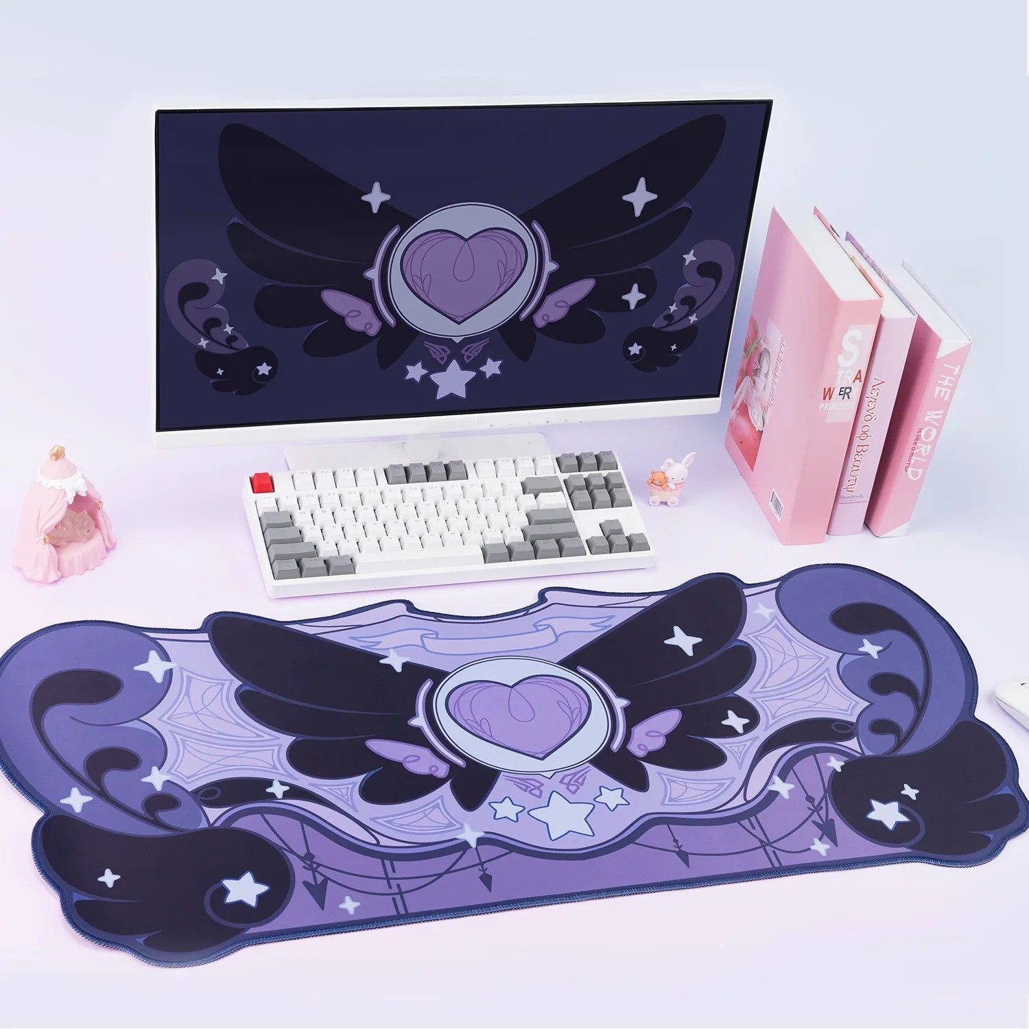 Tradescantia Purple - Tapis de souris VIKAMA, tapis de