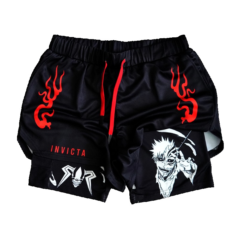 Short de compression 2-en-1 An - Aglaonema Red avis et prix