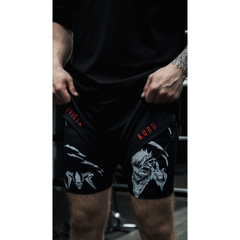 Short de compression 2-en-1 An - Aglaonema Red avis et prix