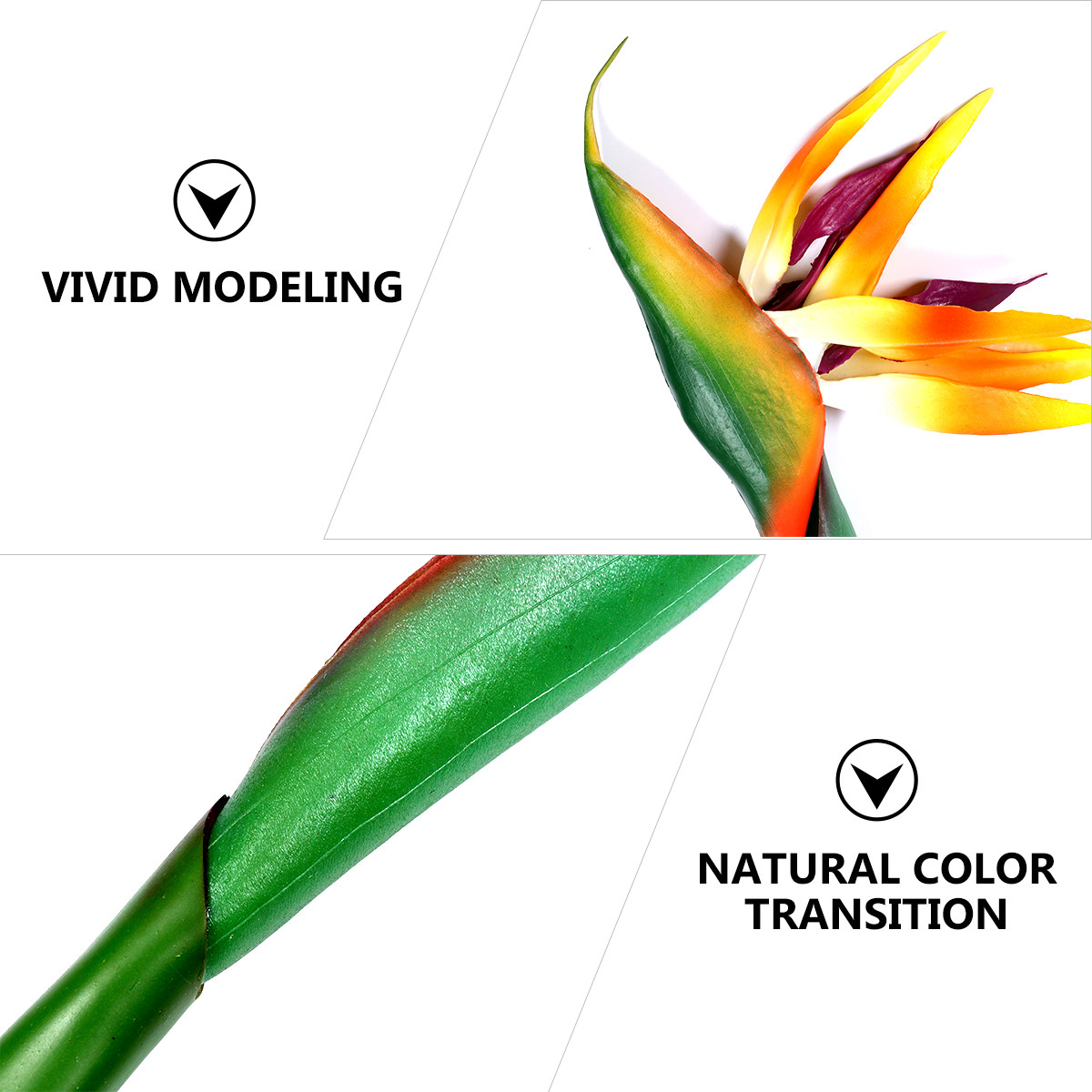 Fleur artificielle Strelitzia  - Bird Paradise Strelitzia avis et prix