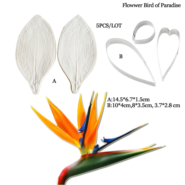 Grand moule en silicone en for - Bird Paradise Strelitzia avis et prix