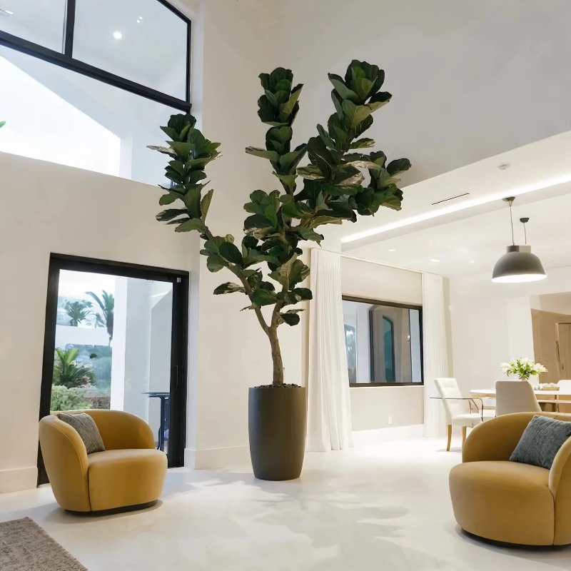 Plantes artificielles plante e - Ficus Lyrata Tree avis et prix