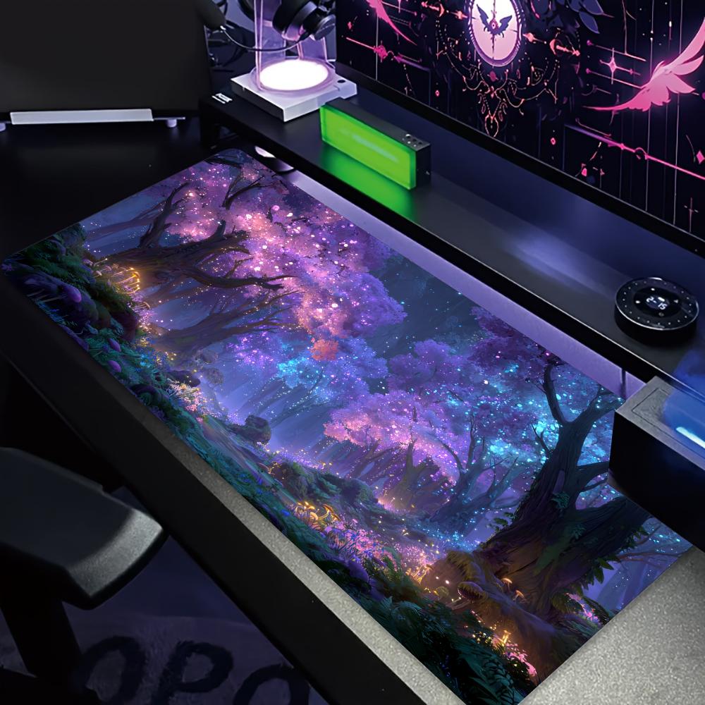 Grand tapis de souris forêt vi - Tradescantia Purple avis et prix