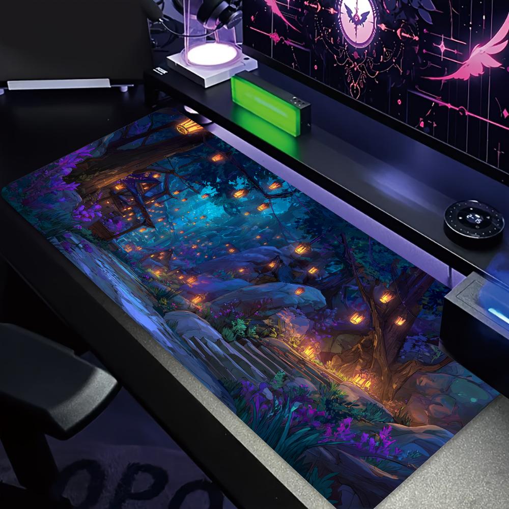 Grand tapis de souris forêt vi - Tradescantia Purple avis et prix
