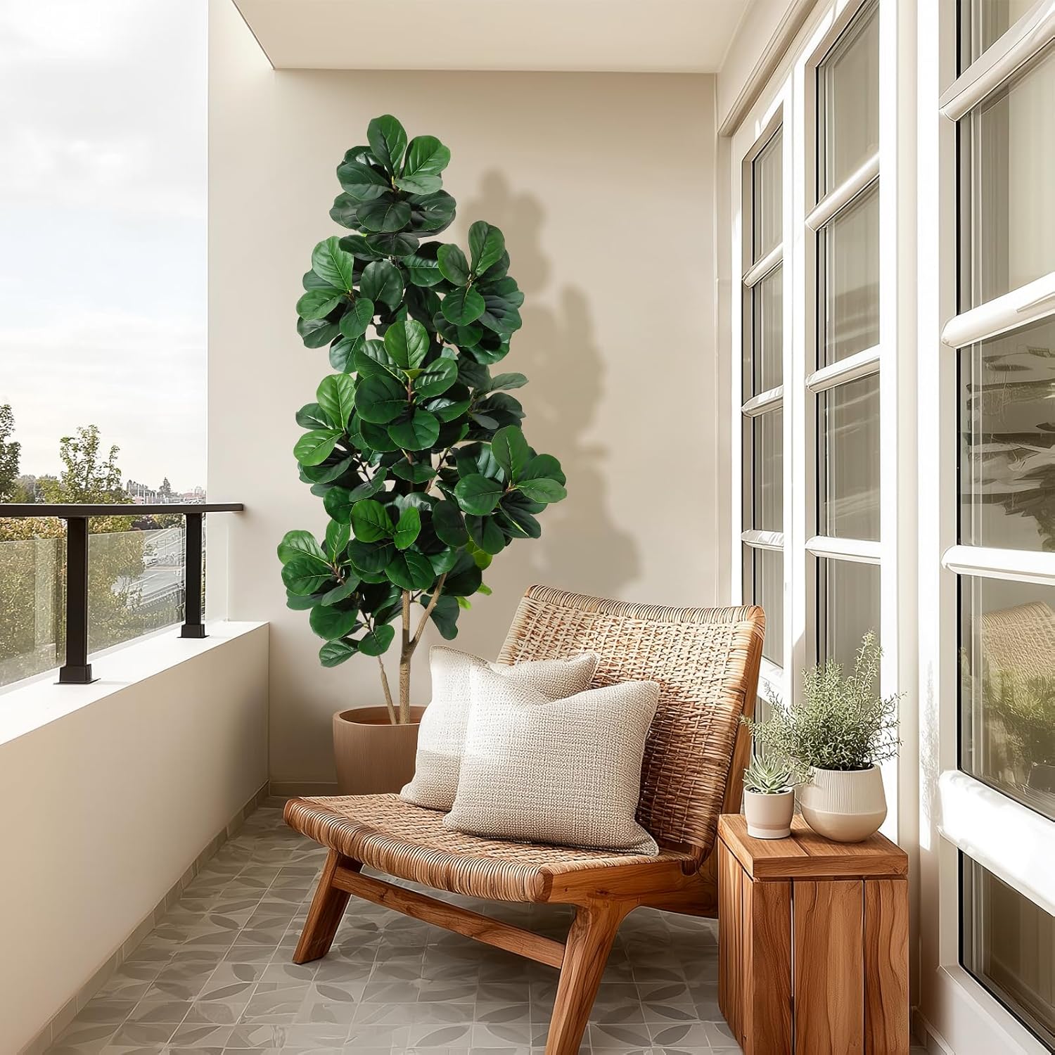 Arbre de figue artificiel avec - Ficus Lyrata Tree avis et prix