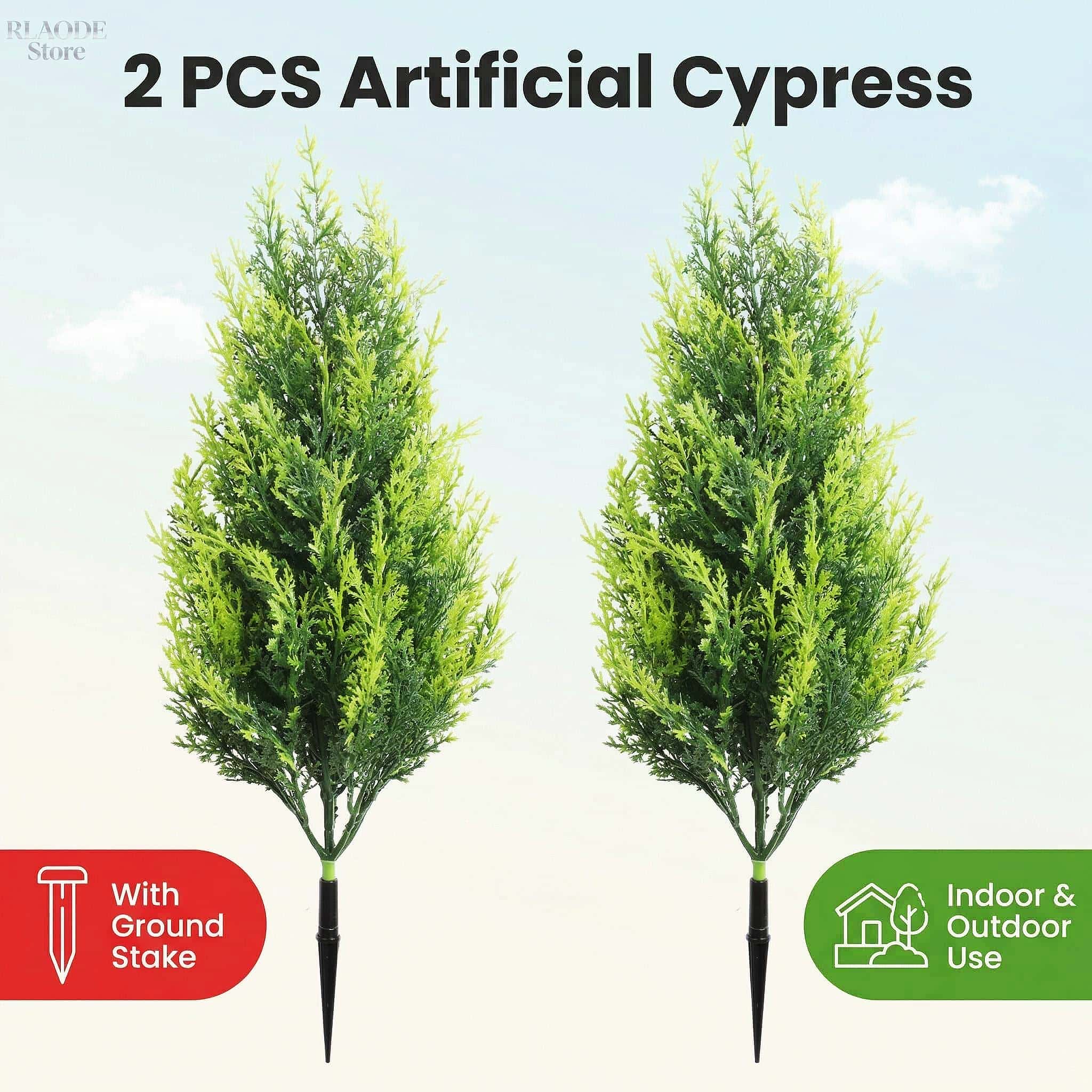 2 faux arbres de cyprès et fau - Dracaena Marginata avis et prix