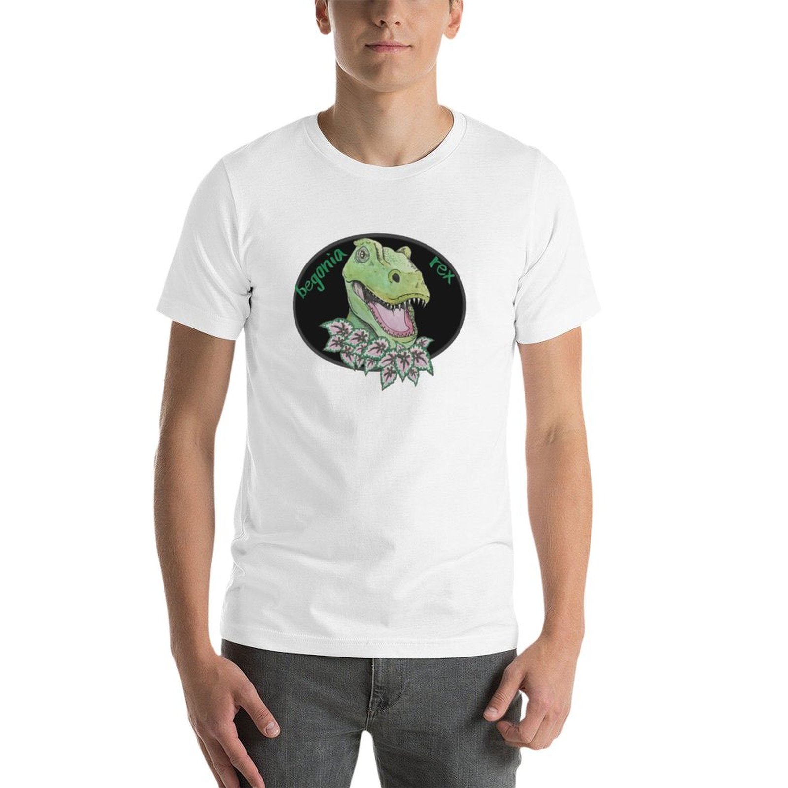 T-shirt T rex begonia, t-shirt - Begonia Rex avis et prix